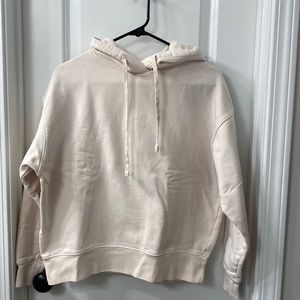 Girlfriend Collective Small Ecru 50/50 Classic Hoodie